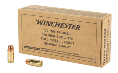 Ammunition Winchester Ammunition Service Grade WIN SERVICE GRADE 380 95GR 50/500